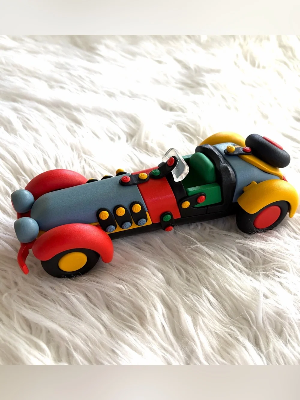 Mic O Mic Multi-Color toyVehicle, vintage toy car collectors
